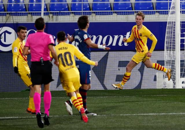 世界杯手机观看app下载-【西甲】梅西500场助攻德容破门 巴萨1-0客胜韦斯卡